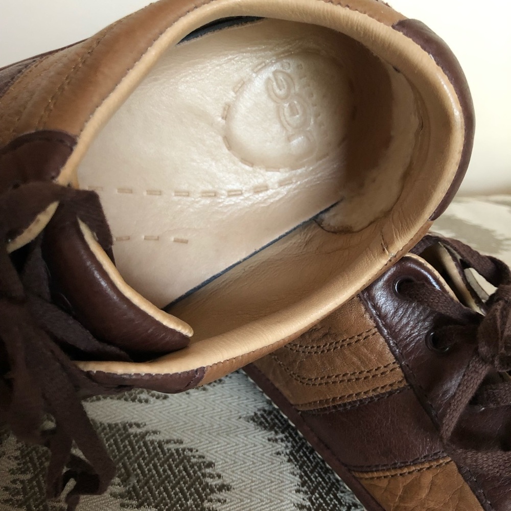 πUGGβS MENβS LEATHER FUR LINED SNEAKERS π Sz 12 - Picture 10 of 16